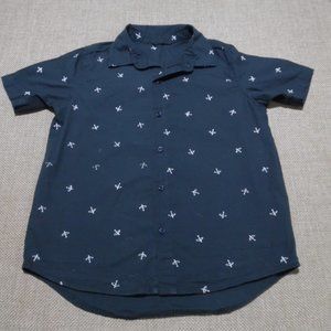 Size7/8 Dark Gray Button Down Shirt